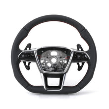 Audi Full Leather Custom Steering Wheel - Front View