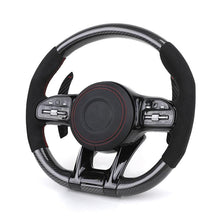 Mercedes Carbon Fiber Custom Steering Wheel - Front View