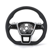 Audi Full Leather Custom Steering Wheel - Front View