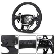 Audi Full Leather Custom Steering Wheel - Side View