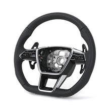 Audi Full Leather Custom Steering Wheel - Front View