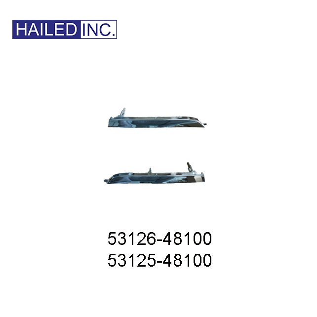 Front Bumper Bright Trim Electroplating OEM 53126 - 48100 53125 - 48100 for Lexus RX270 2012 - 2015 - Hailed Inc.