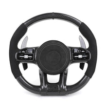 Mercedes Carbon Fiber Custom Steering Wheel | Fits C55 Series - Side View