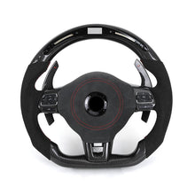 Volkswagen Carbon Fiber Custom Steering Wheel - Front View