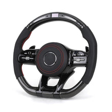 Mercedes Carbon Fiber Custom Steering Wheel | Fits S63, C63 Series - Front View