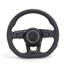 Audi Full Leather Custom Steering Wheel - Front View