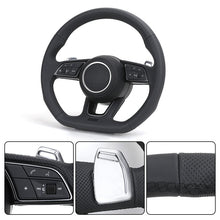 Audi Full Leather Custom Steering Wheel - Side View