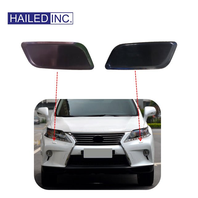 Lexus RX270 2012-2015 Headlamp Cleaner Washer Nozzle Cover Fits OEM 85044-48020 85044-48020 - Front View