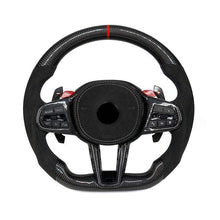 BMW Carbon Fiber Custom Steering Wheel | Fits G11, G12, G70, G20 Series - Front View