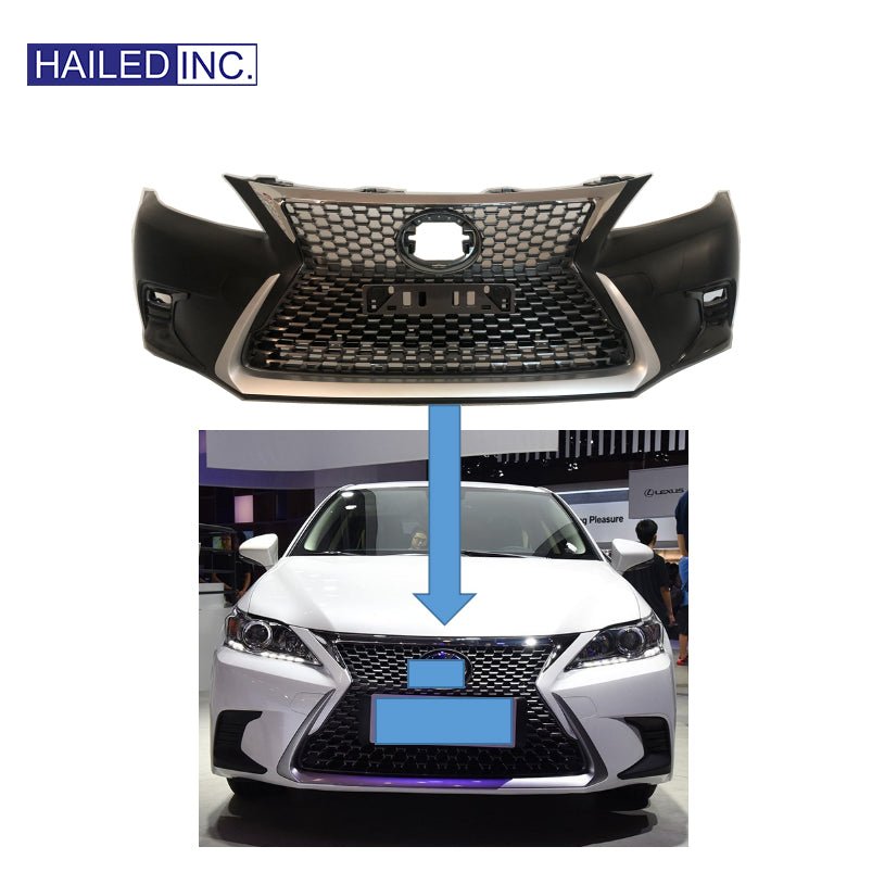 Lexus CT200h 2010-2022 Front Bumper Kit - Hailed Inc.