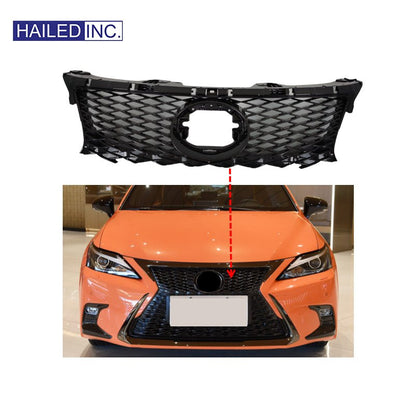 Lexus CT200h 2014-2022 F-Sport Upper Grille Fits OEM 53111-76090 - Hailed Inc.