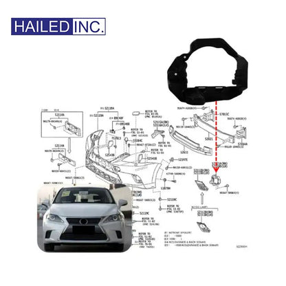 Lexus CT200h 2014-2022 Fog Light Bracket Fits OEM 52125-76030,52126-76030 - Hailed Inc.