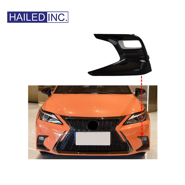 Lexus CT200h 2014-2022 Front Fog Light Cover Fits OEM 81481-76020,81482-76020 - Hailed Inc.