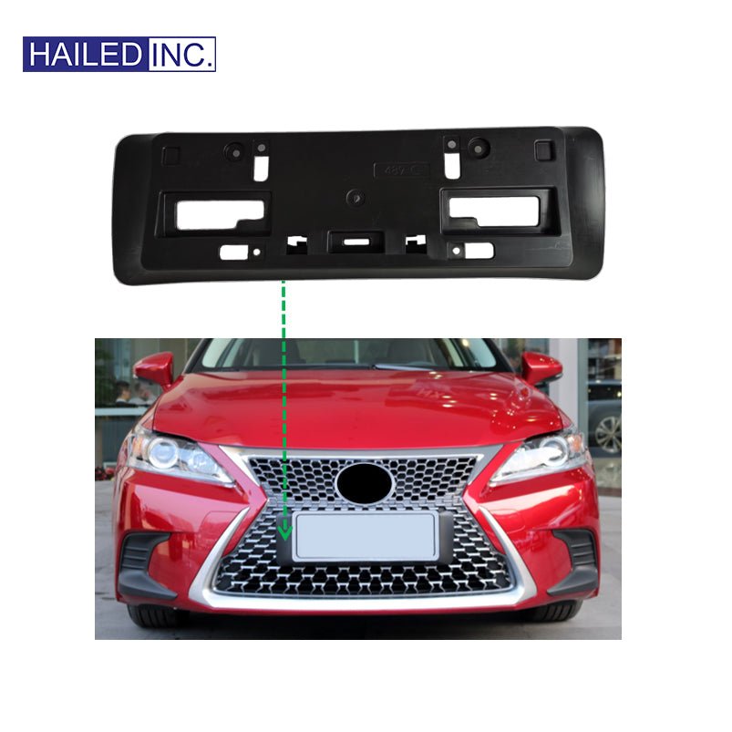 Lexus CT200h 2014-2022 License Plate Bracket Fits OEM 52114-76200 - Hailed Inc.