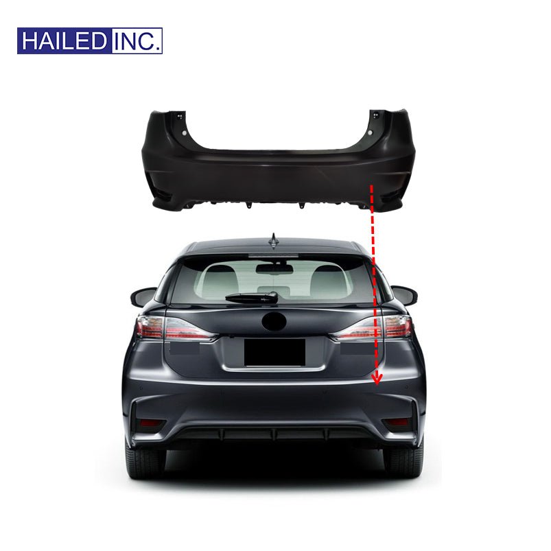 Lexus CT200h 2014-2022 Rear Bumper Fits OEM 52159-76904 - Hailed Inc.