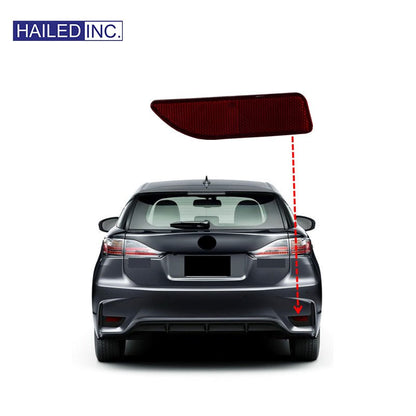 Lexus CT200h 2014-2022 Rear Bumper Reflector Fits OEM 81910-76010,81920-76010 - Hailed Inc.