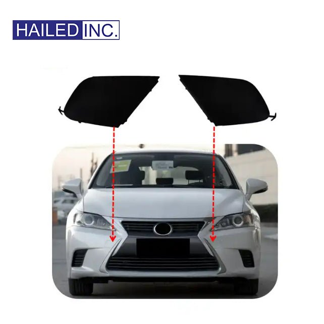 Lexus CT200h 2014-2022 Tow Hook Cover Fits OEM 52128-76904,52127-76904 - Hailed Inc.