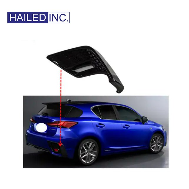 Lexus CT200h 2014-2022 TRD Rear Fog Light Cover Fits OEM 52565-76060,52566-76060 - Hailed Inc.