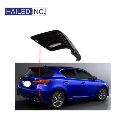 Lexus CT200h 2014-2022 TRD Rear Fog Light Cover Fits OEM 52565-76060,52566-76060 - Hailed Inc.