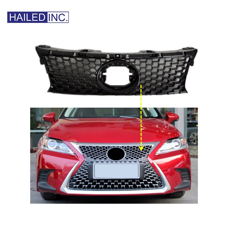 Lexus CT200h 2014-2022 Upper Grille Fits OEM 53111-76080 - Hailed Inc.