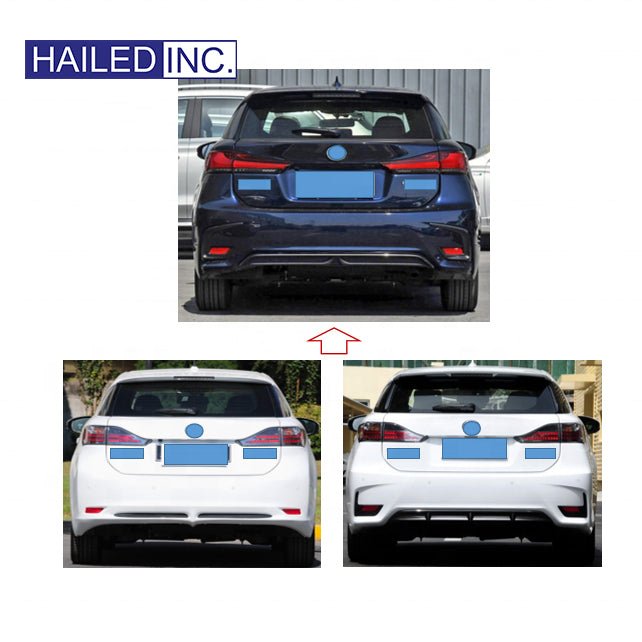 Lexus CT200t 2010-2022 Rear Bumper Kit - Hailed Inc.