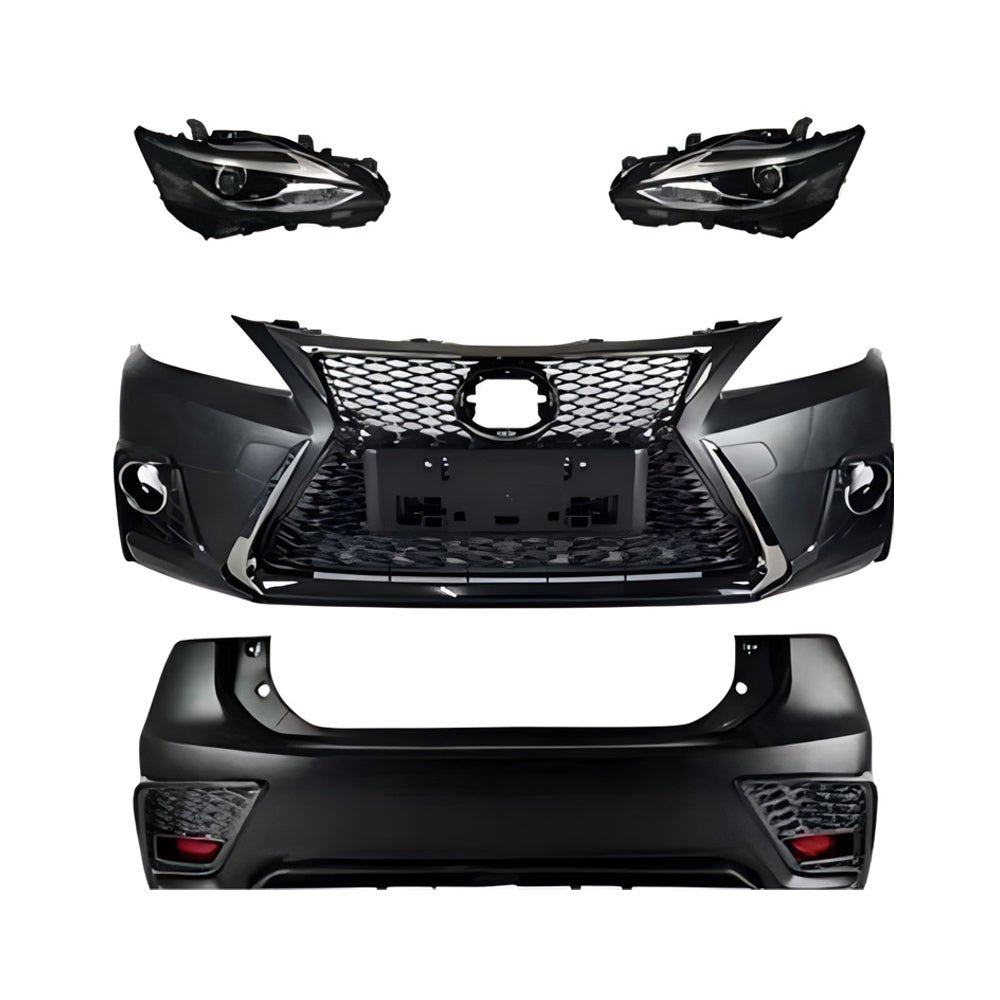 Lexus CT200t 2010-2022 TRD Full body kit (Headlight+Front&Rear Bumper Kit) - Hailed Inc.