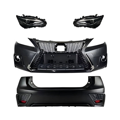 Lexus CT200t 2010-2022 TRD Full body kit (Headlight+Front&Rear Bumper Kit) - Hailed Inc.