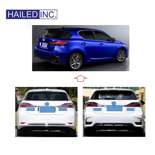 Lexus CT200t TRD 2010-2022 Rear Bumper Kit - Hailed Inc.