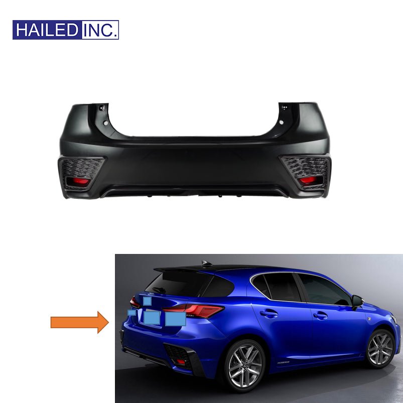 Lexus CT200t TRD 2010-2022 Rear Bumper Kit - Hailed Inc.