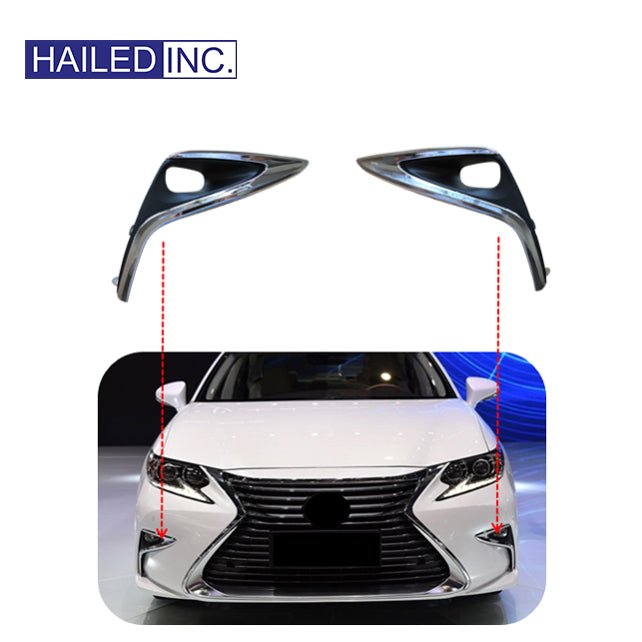 Lexus ES200 2015 - 2017 Fog Light Cover Fits OEM 81481 - 33060 81482 - 33040 - Hailed Inc.