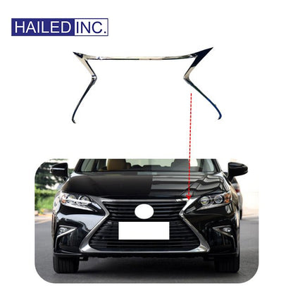 Lexus ES200 2015 - 2017 Grille Electroplate Upper Moulding Trim Fits OEM 53121 - 33080 - Hailed Inc.