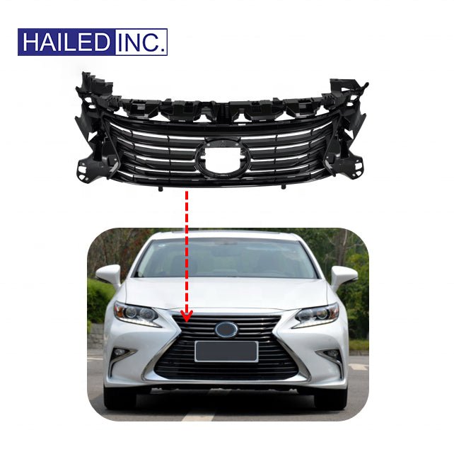 Lexus ES200 2015 - 2017 Upper Grille Fits OEM 53111 - 33450 - Hailed Inc.