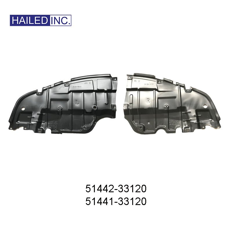 Lexus ES240 2010 - 2012 Engine Underbody Guard Plate Fits OEM 51442 - 33120 51441 - 33120 - Hailed Inc.
