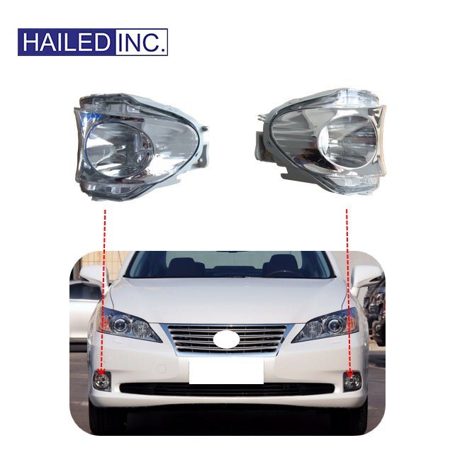 Lexus ES240 2010 - 2012 Fog Lights Fits OEM 81211 - 33230 81221 - 33230 - Hailed Inc.