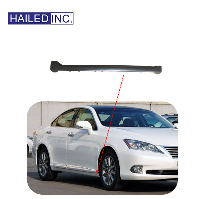 Lexus ES240 2010 - 2012 Front Door Outside Moulding Body Side Skirt Fits OEM 75071 - 33090 75072 - 33090 - Hailed Inc.