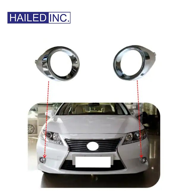 Lexus ES250 2013 - 2014 Fog light Cover Fits OEM 81481 - 33040 81482 - 33050 - Hailed Inc.