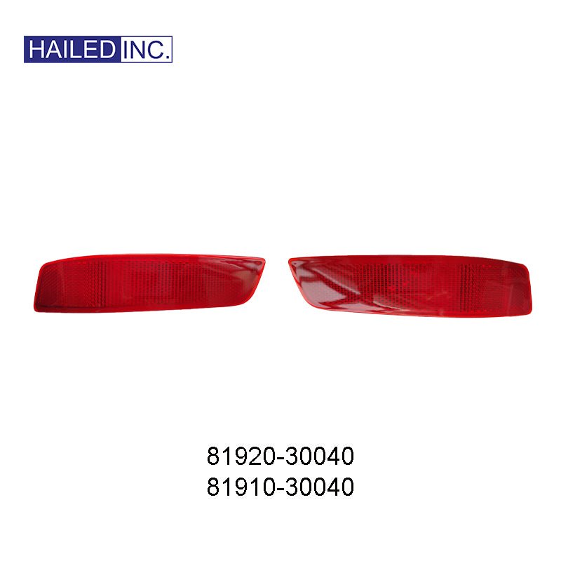 Lexus ES250 2013 - 2014 Rear Bumper Reflectors Fits OEM 81920 - 30040 81910 - 30040 - Hailed Inc.
