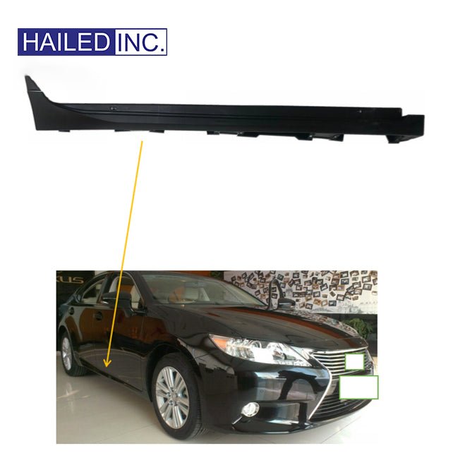 Lexus ES250 2013 - 2014 Side Skirts Body Rocker Panel Moulding Fits OEM 75851 - 33909 75852 - 33909 - Hailed Inc.