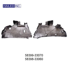 Lexus ES260 2018 - 2026 Body Underbody Rear protection Plate Fits OEM 58399 - 33070,58398 - 33060 - Hailed Inc.