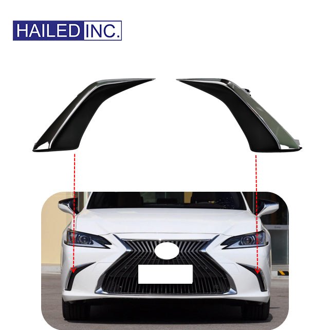 Lexus ES260 2018 - 2026 Fog Lamp Cover Fits OEM 53141 - 33150 53142 - 33150 - Hailed Inc.