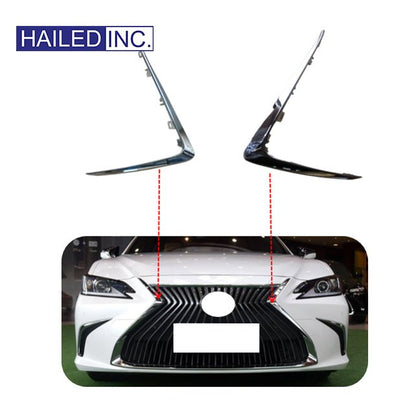 Lexus ES260 2018 - 2026 Grille Moulding Trim Fits OEM 53123 - 33030 53124 - 33080 - Hailed Inc.