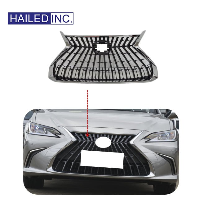 Lexus ES260 2018 - 2026 Grille with Moulding Trim Fits OEM 53101 - 433A10 - Hailed Inc.