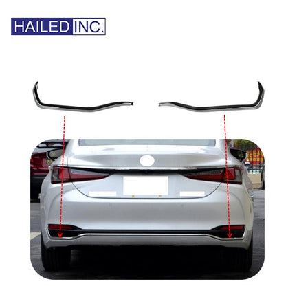 Lexus ES260 2018 - 2026 Rear Bumper Moulding Trim Fits OEM 52152 - 33010 52153 - 33010 - Hailed Inc.
