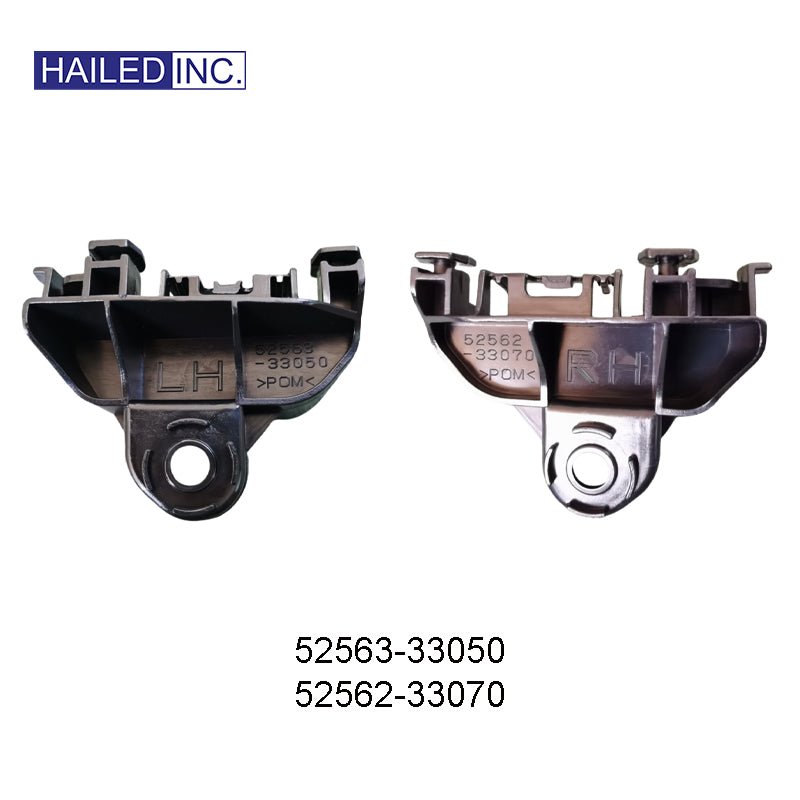 Lexus ES260 2018 - 2026 Rear Bumper Small Bracket Fits OEM 52563 - 33050 52562 - 33070 - Hailed Inc.