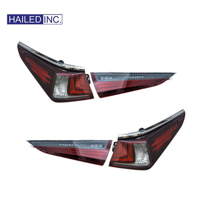 Lexus ES260 2018 - 2026 Tail Light Fits OEM 81550 - 33592 81560 - 33592 81580 - 33472 81590 - 33472 - Hailed Inc.