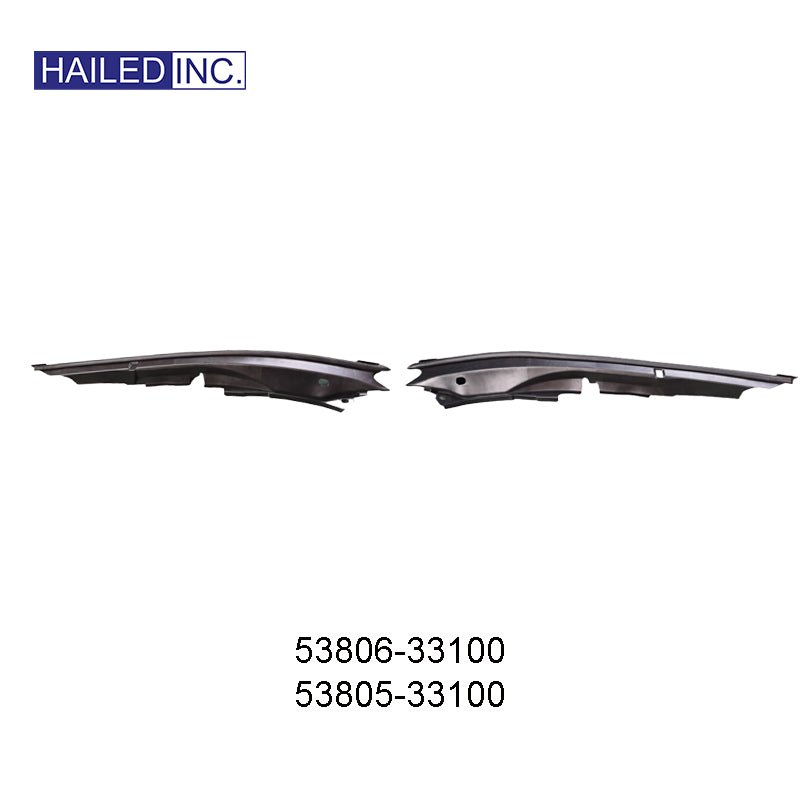Lexus ES260 2018 - 2026 Upper Trim Strip Inside the Fender Fits OEM 53806 - 33100,53805 - 33100 - Hailed Inc.