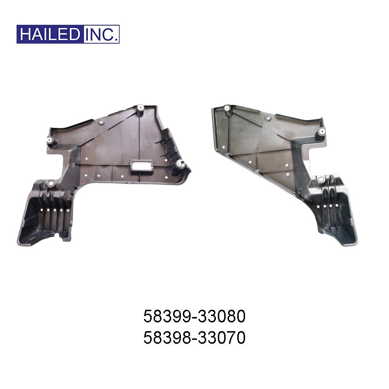 Lexus ES300h 2018 - 2026 Body Underbody Rear protection Plate Fits OEM 58399 - 33080 58398 - 33070 - Hailed Inc.