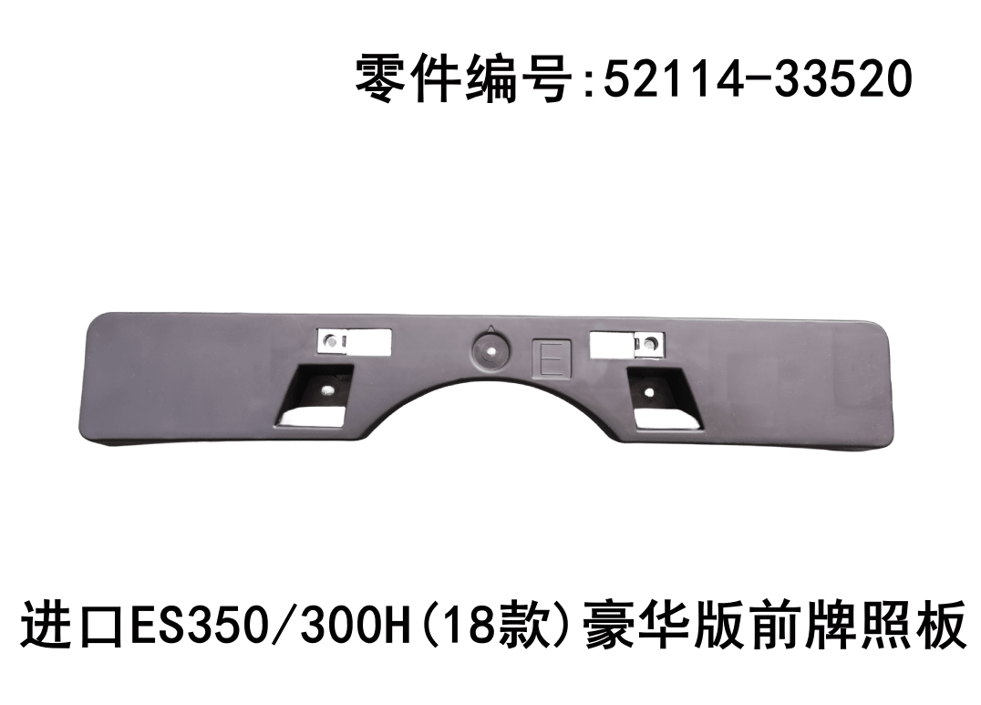 Lexus ES300h 2018 - 2026 F - Sport License Plate Bracket Fits OEM 52114 - 33520 - Hailed Inc.