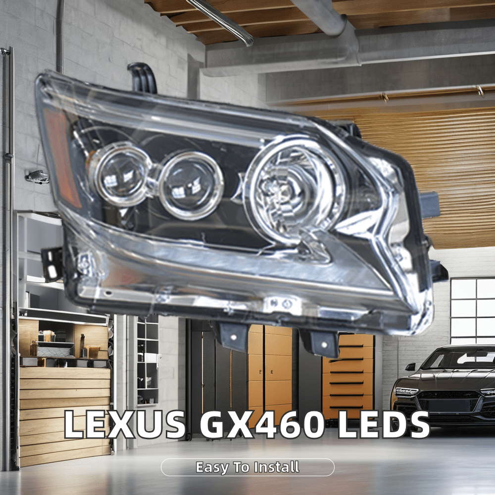 Lexus GX460 2015 LED Headlights with Daytime Running Lights and Turn Signals - Hailed Inc.