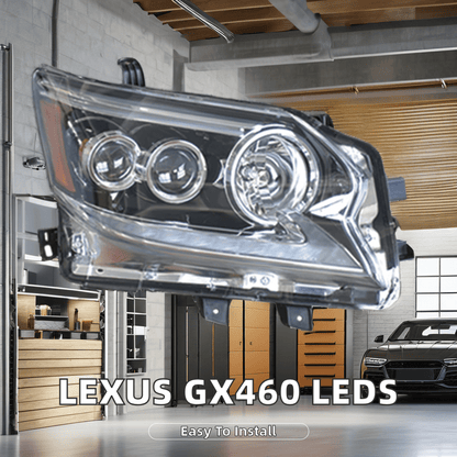 Lexus GX460 2015 LED Headlights with Daytime Running Lights and Turn Signals - Hailed Inc.